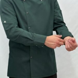 SERENITY LİKRALI KOYU YEŞİL AŞÇI CEKETİ