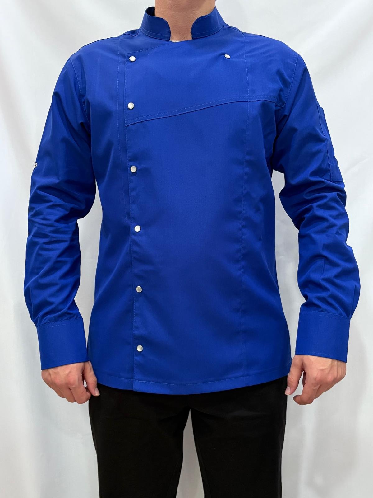 MAVİ ALPAKA AŞÇI CEKETİ - Görsel 2