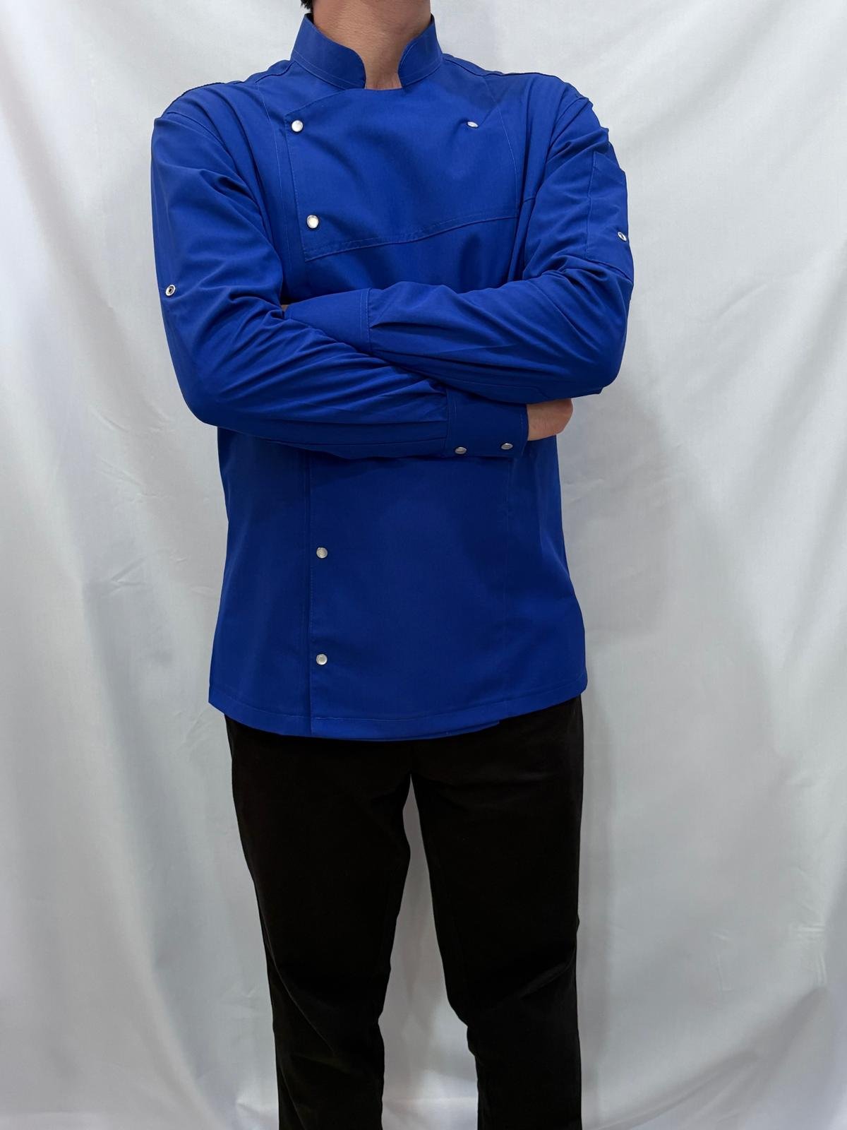 MAVİ ALPAKA AŞÇI CEKETİ - Görsel 3