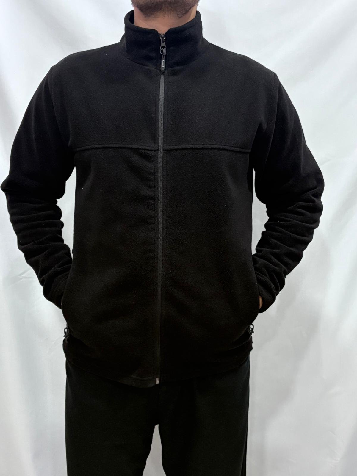 SİYAH POLAR CEKET UNIVERSAL 280 GR - Görsel 2