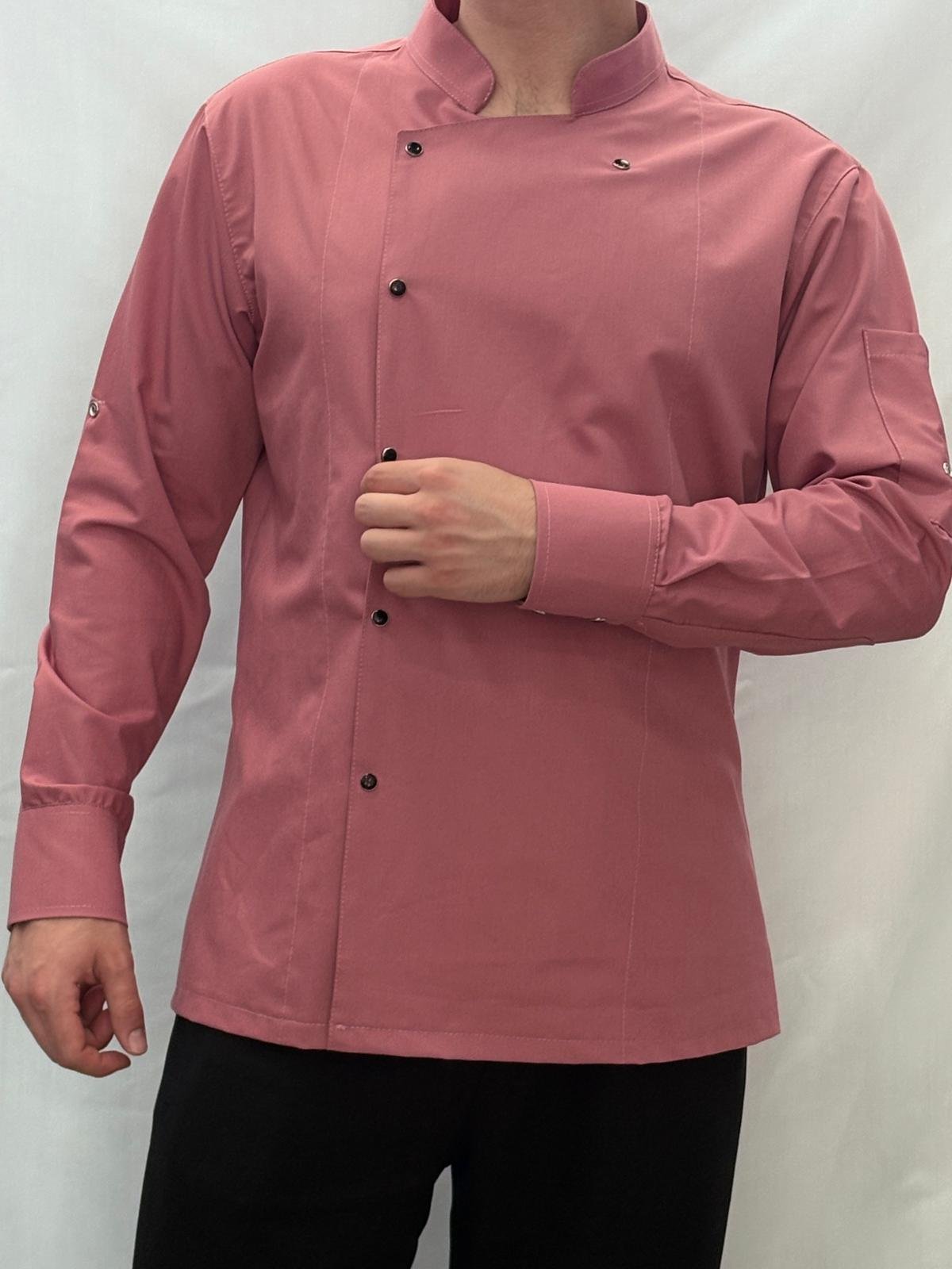 SERENITY LİKRALI TOZ PEMBE AŞÇI CEKETİ - Görsel 5