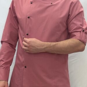 SERENITY LİKRALI TOZ PEMBE AŞÇI CEKETİ