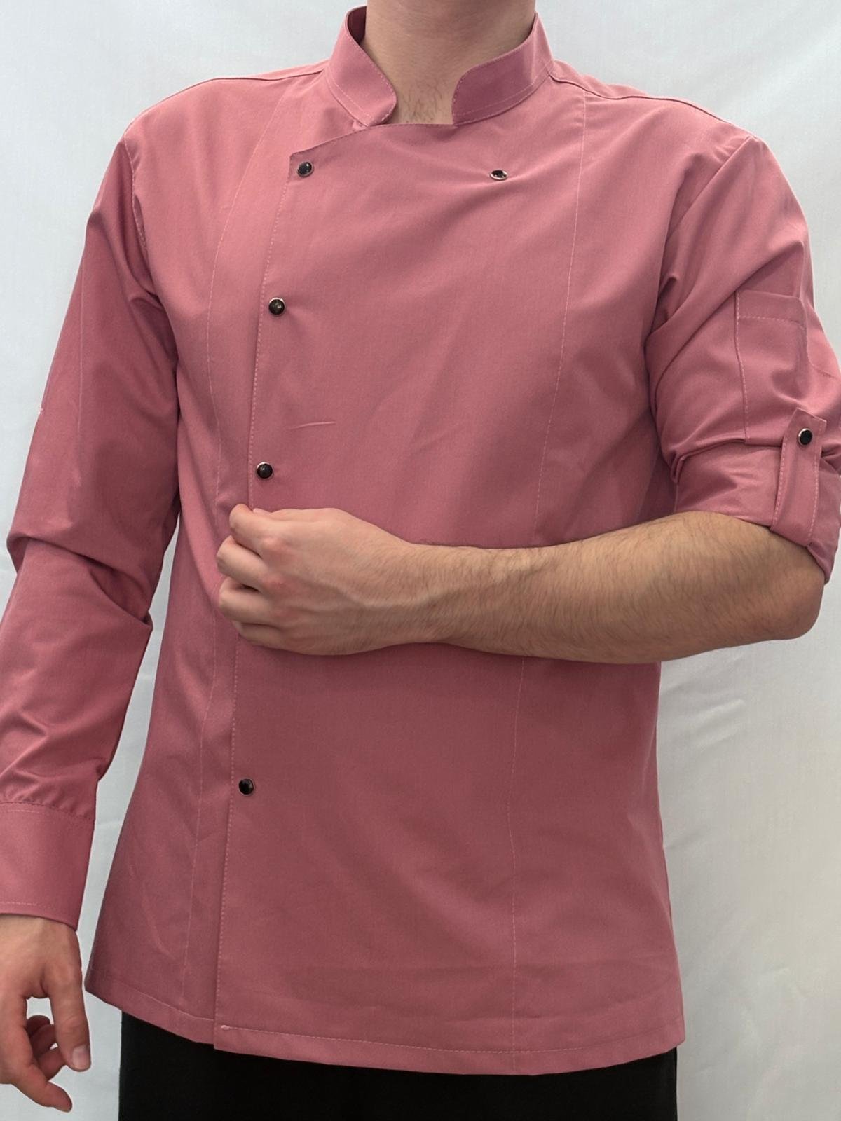 SERENITY LİKRALI TOZ PEMBE AŞÇI CEKETİ